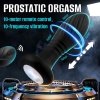 Świecący korek analny z pilotem Lighting anal plug black